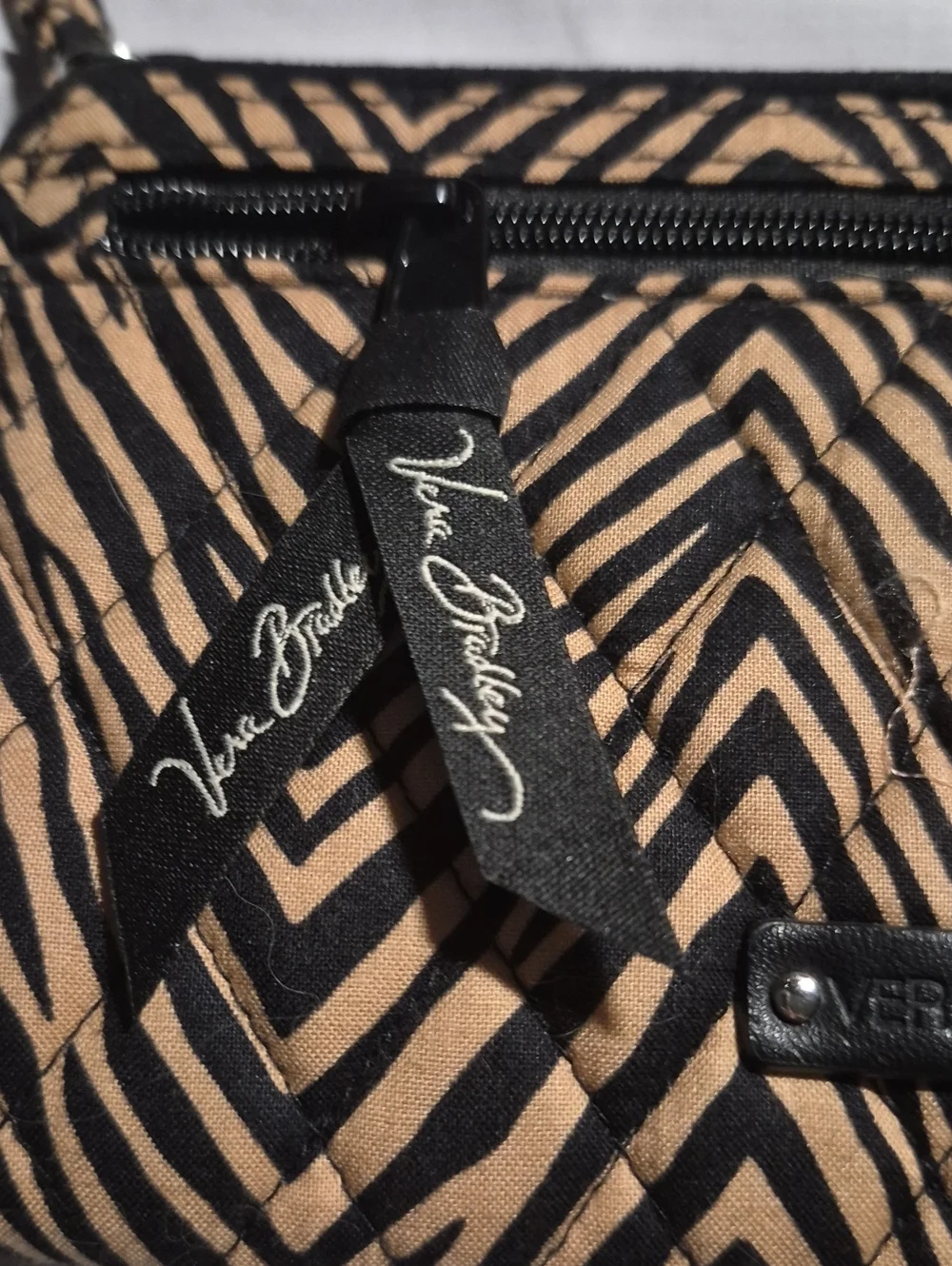Vera Bradley Wristlet Wallet In ZEBRA.